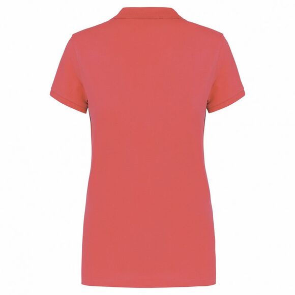 Kariban Womens/Ladies Pique Polo Shirt / True Coral - Picture 2 of 3